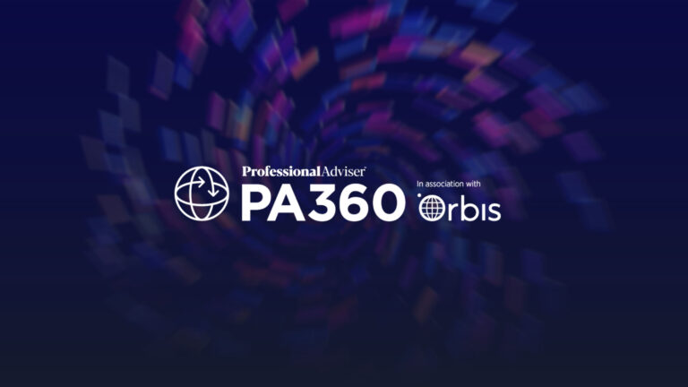 PA360 Professional Adviser event logo in association with Orbis
