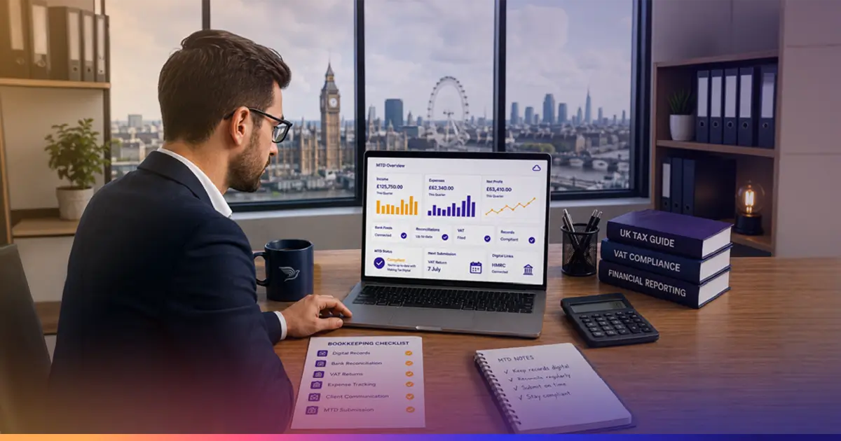 MTD bookkeeping for accounting practices in the UK